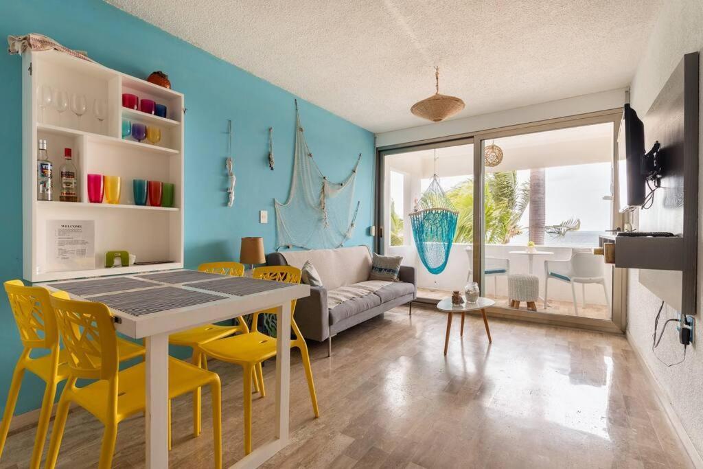 カンクンDepartamento Frente Al Mar - Kiaraアパートメント エクステリア 写真